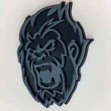 Emblema dei distintivi del parafango del distintivo 3D di Angry Yeti Sasquatch
 2