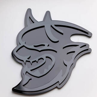 Emblema dei distintivi del parafango del distintivo 3D di Dodge Demon
