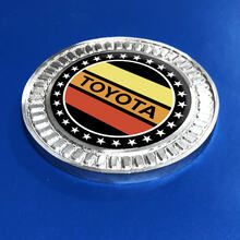 Badge 3D Toyota Vintage Stars TRD Emblema in metallo e alluminio
 2