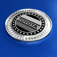 Badge 3D Toyota Vintage Stars TRD Emblema in metallo e alluminio
 2