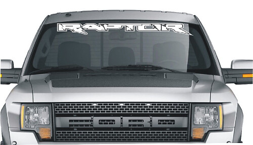 Adesivo in Vinile per Parabrezza Raptor Banner 4,5 x 40 per Musclecar Truck