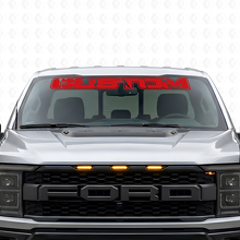 Adesivo in Vinile per Parabrezza con Lettere Personalizzate per Musclecar e Camion_5
