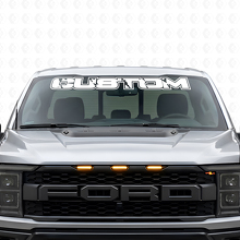 Adesivo in Vinile per Parabrezza con Lettere Personalizzate per Musclecar e Camion_6