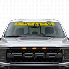 Adesivo in Vinile per Parabrezza con Lettere Personalizzate per Musclecar e Camion_7