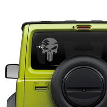 Grafica adesiva decalcomania Suzuki JIMNY Rear Window Punisher
 3