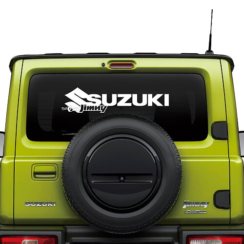 Grafica adesiva con decalcomania del logo del lunotto posteriore Suzuki JIMNY
