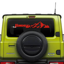 Grafica adesiva con decalcomania del logo del lunotto posteriore Suzuki JIMNY Mountains
 2