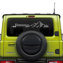 Grafica adesiva con decalcomania del logo del lunotto posteriore Suzuki JIMNY Mountains
 3