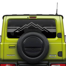 Adesivo Decorativo per Vetro Posteriore Mountains per Suzuki JIMNY 3