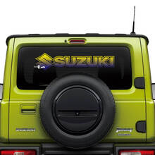 Grafica adesiva decalcomania logo Suzuki JIMNY con logo sfumato sul lunotto posteriore
 3