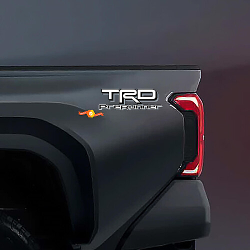 Coppia di Adesivi in Vinile per Sponde Cassone TRD PreRunner per Toyota Truck