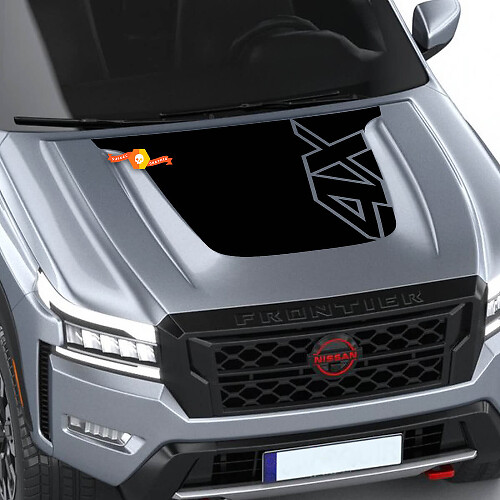 Adesivo vinil opaco per cofano per Nissan Frontier PRO-4X