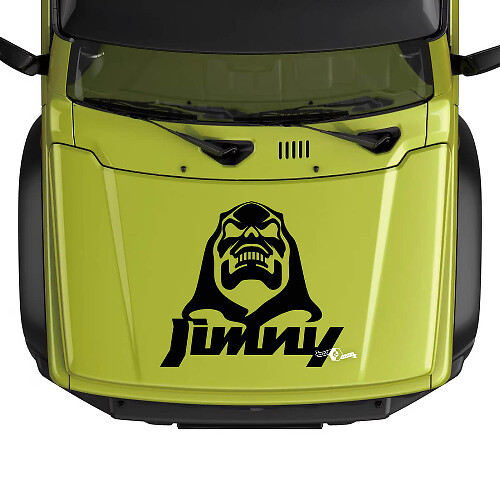 Grafica adesiva decalcomania logo Suzuki JIMNY Hood Skull
