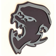 Emblema dei distintivi del parafango del distintivo 3D Gorilla arrabbiato
 2