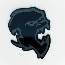 Emblema dei distintivi del parafango del distintivo 3D Gorilla arrabbiato
 4