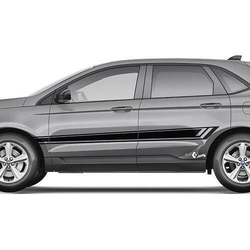 Adesivo grafico in vinile con decalcomania per carrozzeria Musclecar Edge Doors Vinyl Racing Stripes
