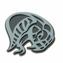 Distintivo Parafango 3D Hellsnake Snake_3