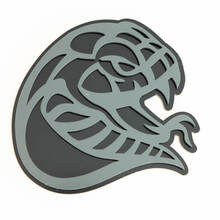 Emblema dei distintivi del parafango del distintivo 3D del serpente Hellsnake
 5