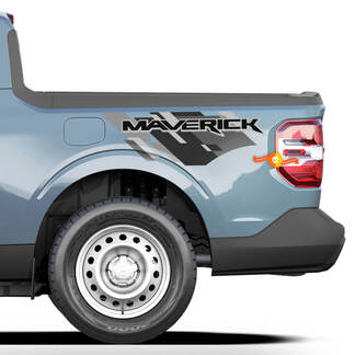 FORD MAVERICK Grafica Decalcomanie Adesivi Adesivi fuoristrada Lato del letto del camion
