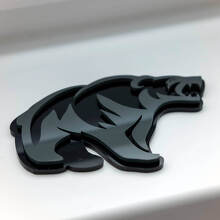 Emblema Paraurti 3D Orso Grizzly Arrabbiato_6