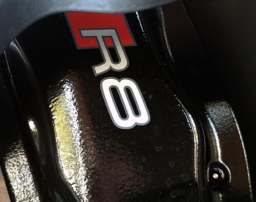 Kit di Adesivi in Vinile per Pinze Freno con Logo R8 per Audi TT A3 A4 S3 Q5 S-line