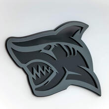 Emblema Paraurti Shark 3D_6