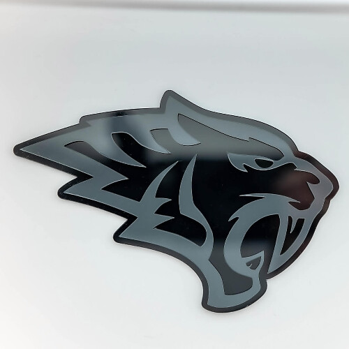 Distintivo Parafango 3D Testa di Tiger Helltiger