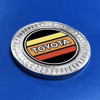 Badge 3D Toyota Vintage TRD Retro Heritage Racing Stripes Emblema in metallo e alluminio 2
