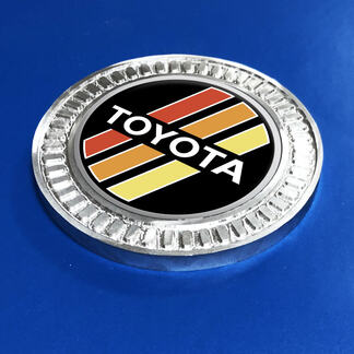 Badge 3D Toyota Vintage TRD Retro Heritage Racing Stripes Emblema in metallo e alluminio 3

