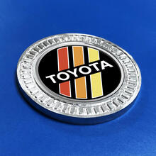 Badge 3D Toyota Vintage TRD Retro Heritage Racing Stripes Emblema in metallo e alluminio 3
 2