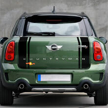 Adesivo grafico decalcomania Mini Cooper Countryman JCW cofano cofano e strisce posteriori
 2