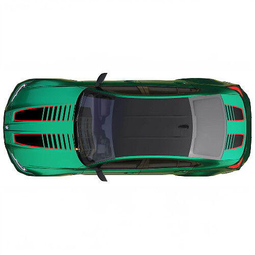 Striscia stile CS CSL per cofano e bagagliaio per BMW M4 M3 G82 G83 Adesivo decalcomania in vinile M Performance
