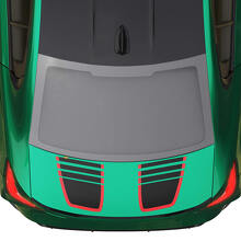 Striscia stile CS CSL per cofano e bagagliaio per BMW M4 M3 G82 G83 Adesivo decalcomania in vinile M Performance
 3