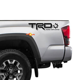 Adesivi per decalcomanie per camion sul comodino Toyota TRD Off Road Marine Corps Edition
