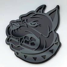 Emblema dei distintivi del parafango del distintivo 3D di Pitbull
 5