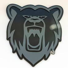 Orso Grizzly Arrabbiato Distintivo Personalizzato in 3D Badge Parafango Emblema 2
 6