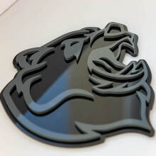 Emblema Badge Paraurti 3D Orso Grizzly Arrabbiato Personalizzato_2