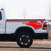 Adesivo Vinil Lettere Personalizzate Stile Mopar per Fiancata Dodge Ram 1500_3
