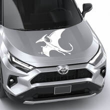 Adesivo grafico in vinile per cappuccio universale Pterodactylus antiquus
 3