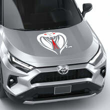 Adesivo Vinilico Universale Cobra Snake per Cofano Auto_2