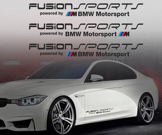 Fusion Sports Powered by BMW M Motorsport Adesivo decalcomania in vinile e36 M3 M5 M6 M qualsiasi
