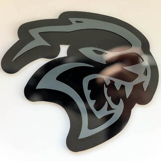 Emblema distintivo 3D personalizzato Hellcat Dodge Fender Badge
