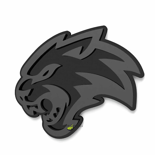 Distintivo Personalizzato 3D Wildcat come Distintivi Parafango Hellcat Dodge Emblema