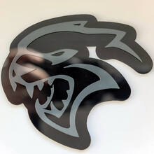 Emblema distintivo 3D personalizzato Hellcat Dodge Fender Badge
 2