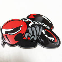 Distintivo parafango personalizzato 3D HellBee Ragno Vedova Nera per Dodge_5