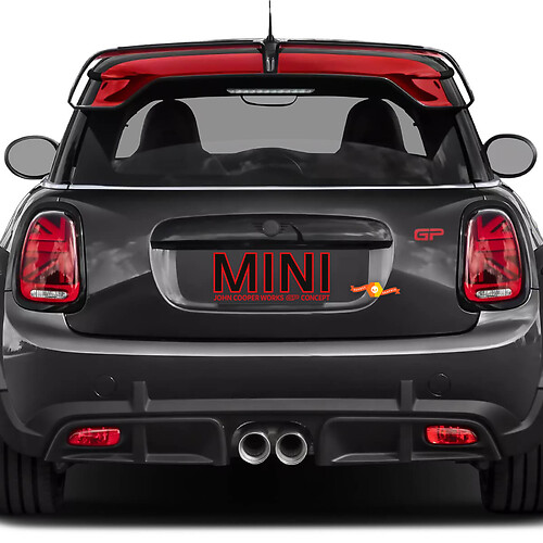 Decalcomania posteriore Adesivo MINI John Cooper Works GP Concept Style

