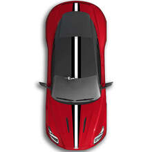 Aston Martin DB11 Adesivo Vinil Strisce Due Colori Tetto Cofano Carmelo Corpo Intero 2 2