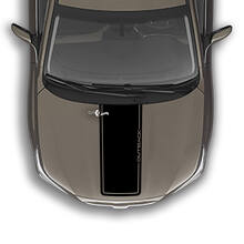 Adesivo grafico con decalcomania in vinile a doppia striscia per cofano adatto a Suba Outback
 3