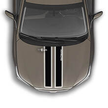 Adesivo grafico decalcomania in vinile montagne a strisce sul cofano adatto a Suba Outback
 2