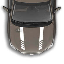 Adesivo in Vinile Doppia Striscia Cofano per Subaru Outback_2